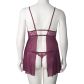 NORTIE Basil Bordeaux Babydoll Set Plus Size