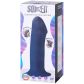 Squeeze-It Squeezable Blue Dildo met Zuignap 18,5 cm