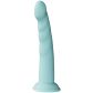 Dillio Platinum Slim Seven Teal Dildo met Zuignap 21 cm