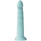 Dillio Platinum Slim Seven Teal Dildo met Zuignap 21 cm