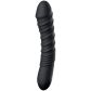 obaie Deluxe Oplaadbare Geribbelde Dildo Vibrator