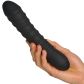 obaie Deluxe Oplaadbare Geribbelde Dildo Vibrator
