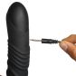 obaie Deluxe Oplaadbare Geribbelde Dildo Vibrator