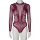 NORTIE Clover Bordeaux Kruisloze Bodystocking