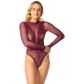 NORTIE Clover Bordeaux Kruisloze Bodystocking