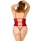 NORTIE Vilja Red Lace Kruisloze Body Plus Size