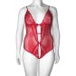 NORTIE Vilja Red Lace Kruisloze Body Plus Size