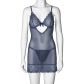 NORTIE Morning Glory Night Blue Babydoll Set