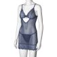 NORTIE Morning Glory Night Blue Babydoll Set