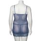 NORTIE Morning Glory Night Blue Babydoll Set Plus Size