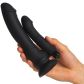 Willie City Realistische Vibrerende Dubbele Dildo met Zuignap 19,4 cm
