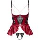 Abierta Fina Red Bustier Set met Halve Cups