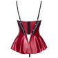 Abierta Fina Red Bustier Set met Halve Cups