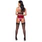 Cottelli Red Bondage BH Set