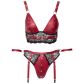 Cottelli Red Bondage BH Set