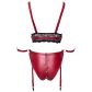 Cottelli Red Bondage BH Set