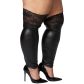 NORTIE Fetish Wetlook Hold-up Kousen Plus Size