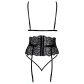 kissable Black BH en Jarretel Set