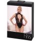 Abierta Fina Black Halternek Body