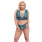 Cottelli Teal BH Set Plus Size
