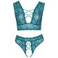 Cottelli Teal BH Set Plus Size