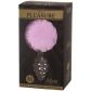Alive BDSM Line Purple Fluffy Twist Metalen Buttplug Medium