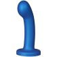baseks Metallic Blue G-Spot Dildo met Zuignap 14,1 cm