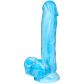 baseks Glow in the Dark Blue Sky Realistische Dildo 20,5 cm