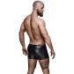 Noir Handmade Boxershorts met Rits
