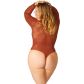 NORTIE Blossom Esme Rust Bodystocking Plus Size