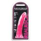 Realrock Glow in the Dark Slim Dildo met Zuignap 16 cm