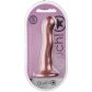 Ouch! Ultra Soft Siliconen Curvy G-Spot Dildo met Zuignap 17 cm