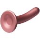 Ouch! Smooth Siliconen G-Spot Dildo met Zuignap 12 cm