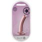 Ouch! Smooth Siliconen G-Spot Dildo met Zuignap 12 cm