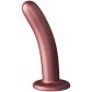 Ouch! Smooth Siliconen G-Spot Dildo met Zuignap 14,5 cm