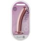 Ouch! Smooth Siliconen G-Spot Dildo met Zuignap 17 cm
