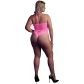 Ouch! Glow in The Dark Neon Pink Body Plus Size