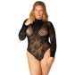 NORTIE Lotus Bodystocking met Simili Steentjes Plus Size