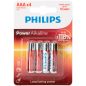 Philips LR03 AAA Alkaline Batterijen 4 Stuks